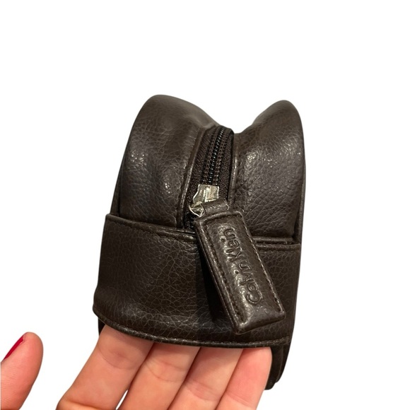 Calvin Klein Obsession Cosmetic Bag Dark Brown - Picture 3 of 6